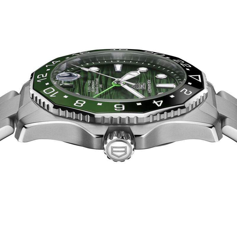 TAG Heuer Aquaracer Professional 300 GMT Green Dial, 42mm image number 2
